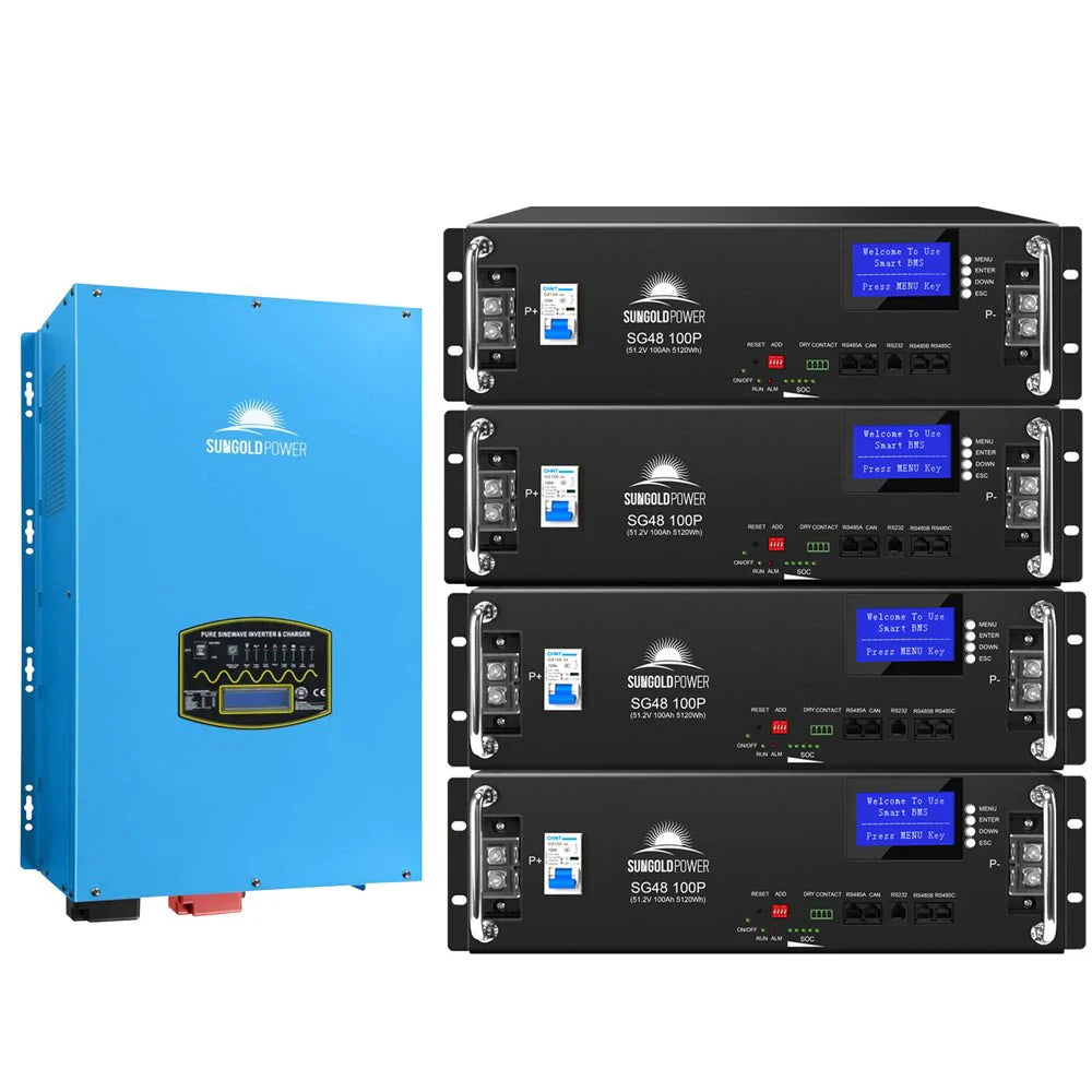 High-Capacity 15000W Split Phase Inverter Charger for 48V Systems – Ideal for Solar, Home Backup, and Off-Grid Power