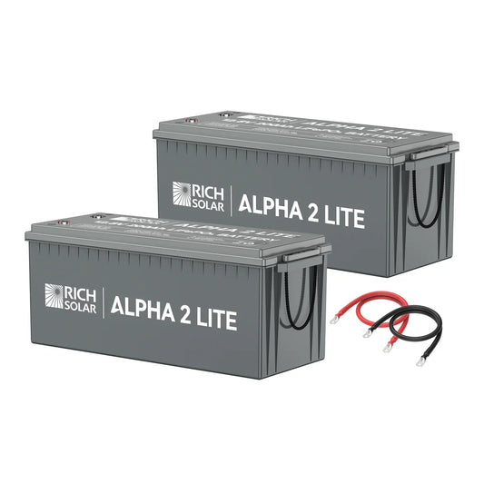 Rich Solar 12V LiFePO4 Off‑Grid Battery Kit – Deep Cycle Lithium Bank (300Ah/3.8kWh, 400Ah/5.1kWh, 600Ah/7.6kWh, 800Ah/10.2kWh)