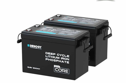 Renogy Core 200Ah LiFePO4 Battery – 12V Deep Cycle with Low-Temperature Protection & Bluetooth