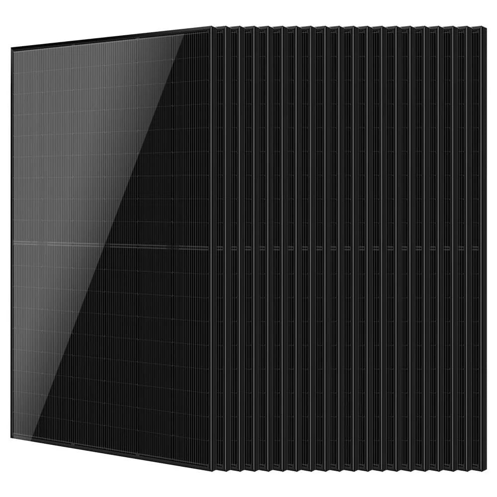 500W Mono Black PERC Solar Panel – UL 61730, CEC Listed, IP68 Rated