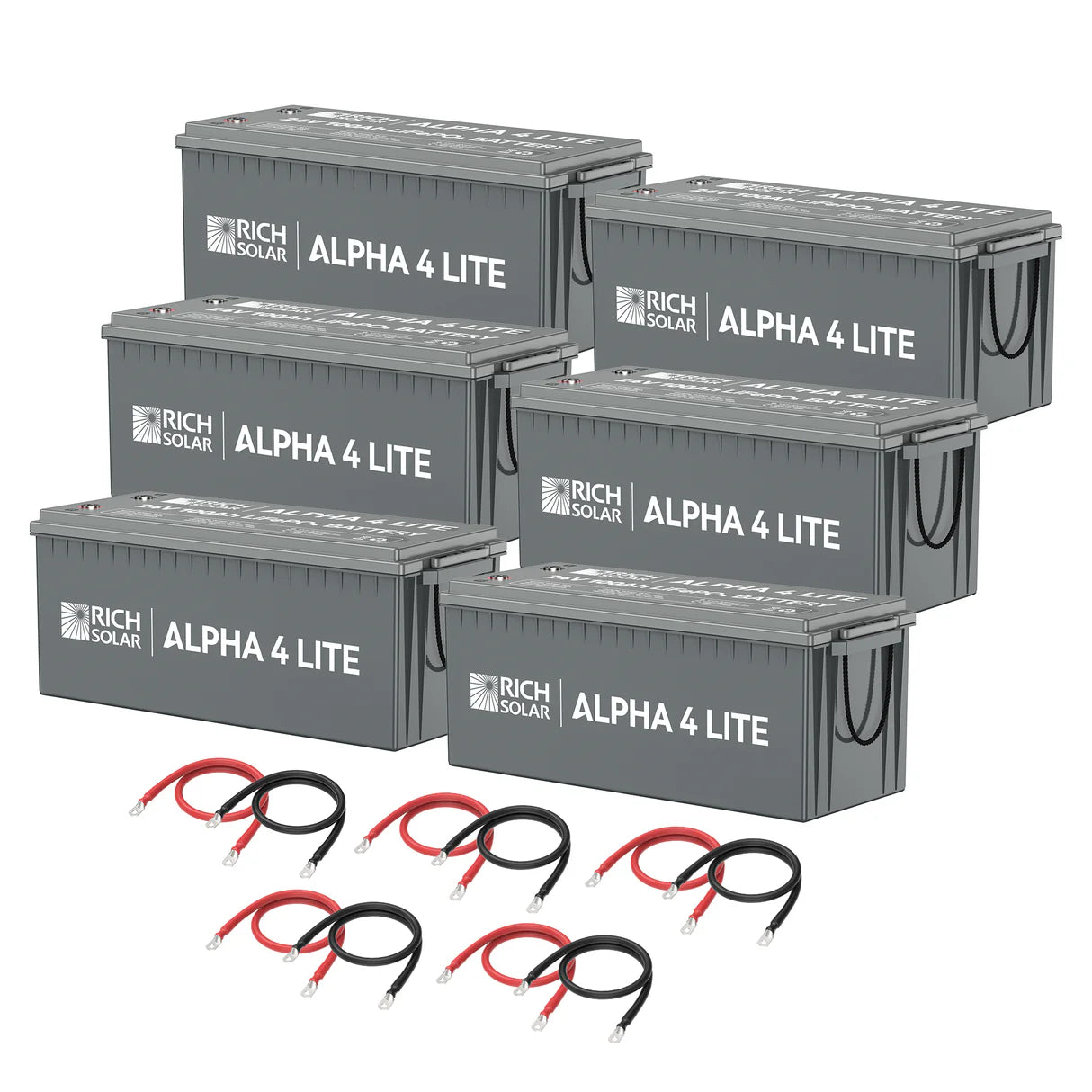 Rich Solar 24V Lithium Battery Bank 200Ah–800Ah 5.1–20.4kWh Deep Cycle LiFePO4