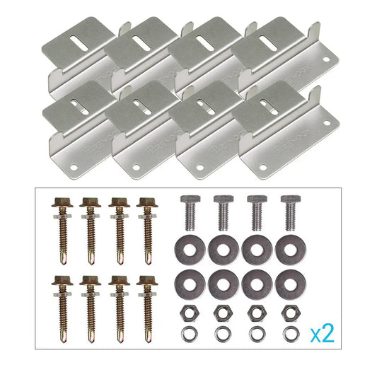 Renogy Solar Panel Mounting Z Bracket – Set of 4