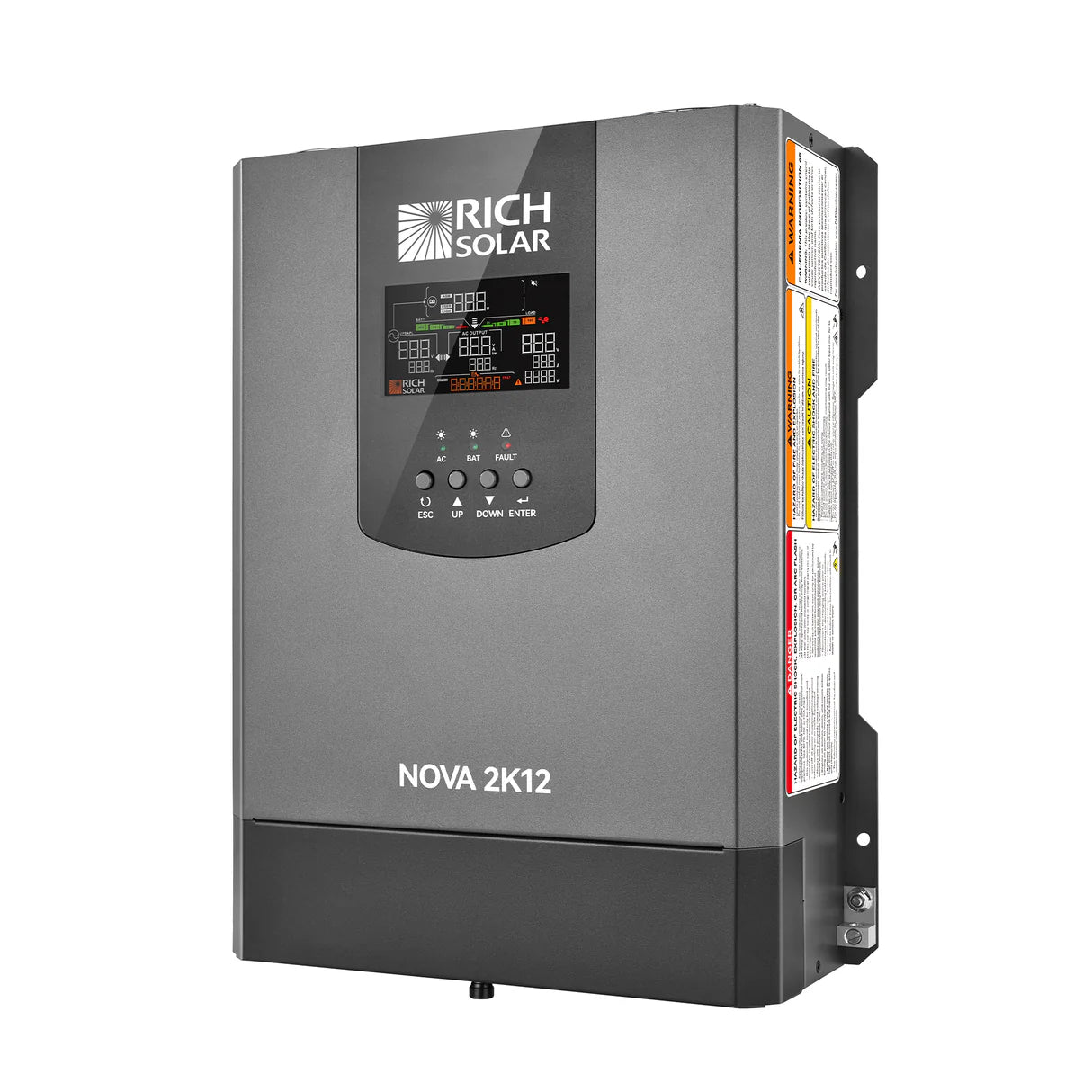NOVA 2K12 Pure Sine Wave Inverter – 2000W 12V Off-Grid Power with Built-In Transfer Switch