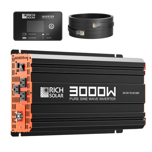 NOVA PURE 3K Pure Sine Wave Inverter – 3000W 12V Off-Grid Power for RVs, Boats, and Overlanders