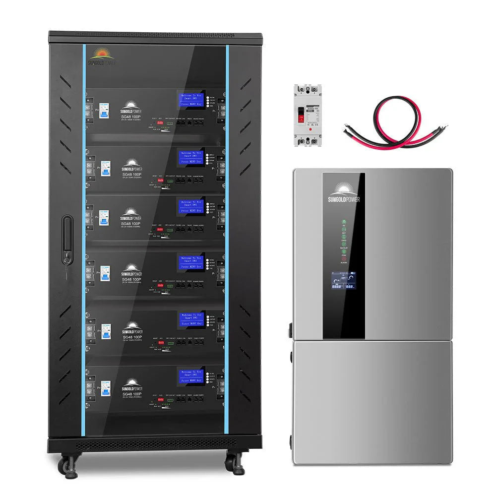 11.4KW Hybrid Solar Kit 48V Split Phase 30.72kWh Lithium Battery + 28 x 450W Solar Panels UL1741 Certified, Off-Grid & Grid-Tied Read