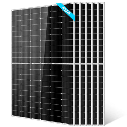 SungoldPower 450W Monocrystalline PERC Solar Panel – UL 61730, CEC Listed, Half-Cut, 12V, IP68, MC4, High Efficiency