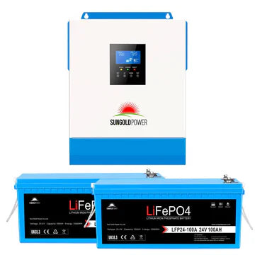 3000W 24V Solar Inverter Charger – SPH302480A or SPH302460A, Battery Optional, UL Listed