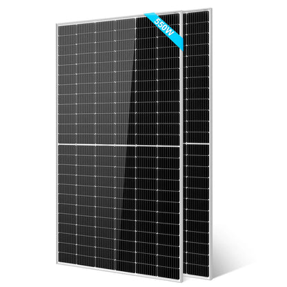 450W/550W Monocrystalline PERC Solar Panel – UL 61730, CEC Listed, IP68 Rated