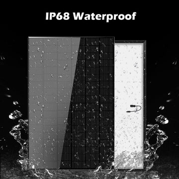 SungoldPower Mono Black PERC Solar Panel, UL 61730, 370W–500W