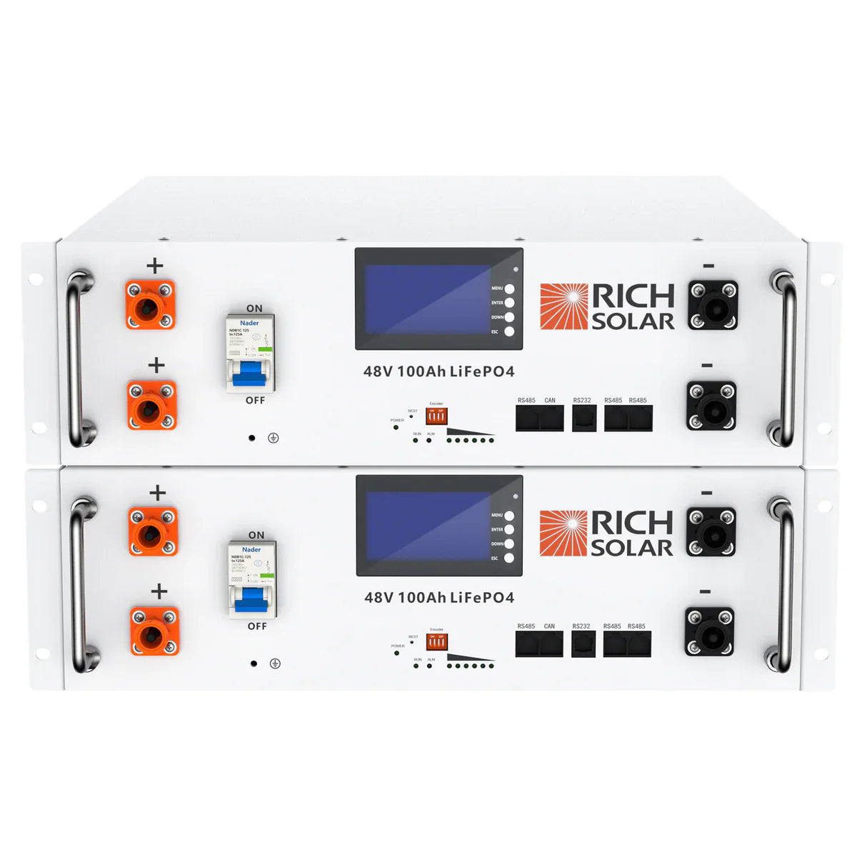 Rich Solar ALPHA 5 | 48V 100Ah LiFePO4 Battery Premium Server Rack Lithium 7,000+ Cycles UL-Listed Off-Grid & Backup Read