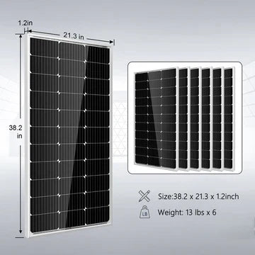 Off-Grid Solar Kit 3000W 12VDC 120V with LiFePO4 Battery and 2 × 300W Solar Panels – SungoldPower SGK-PRO3