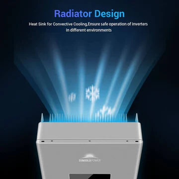 SungoldPower 11.4KW 48V High Voltage Split Phase Hybrid Solar Inverter – APS Transmitter, UL1741 Certified