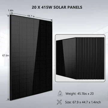Off-Grid Solar Kits – 12kW / 15kW / 18kW Split Phase, 48V LiFePO₄ Battery, 415W Panels (SGR Series)
