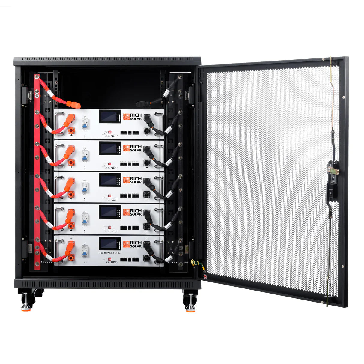 Rich Solar ALPHA 5 | 48V 100Ah LiFePO4 Battery Premium Server Rack Lithium 7,000+ Cycles UL-Listed Off-Grid & Backup Read