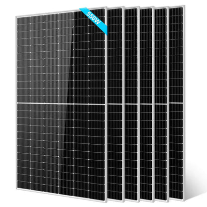 450W/550W Monocrystalline PERC Solar Panel – UL 61730, CEC Listed, IP68 Rated