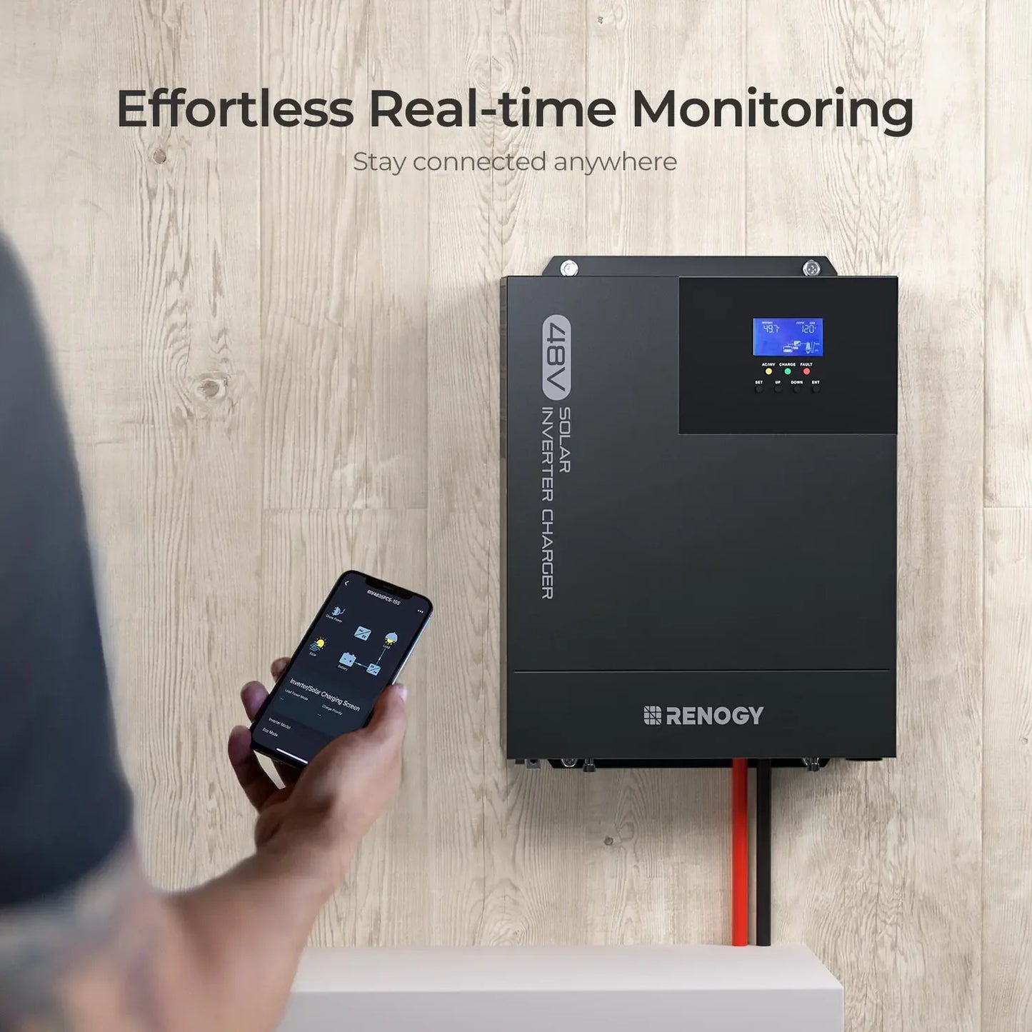 Renogy 48V 3500W Pure Sine Wave Solar Inverter Charger