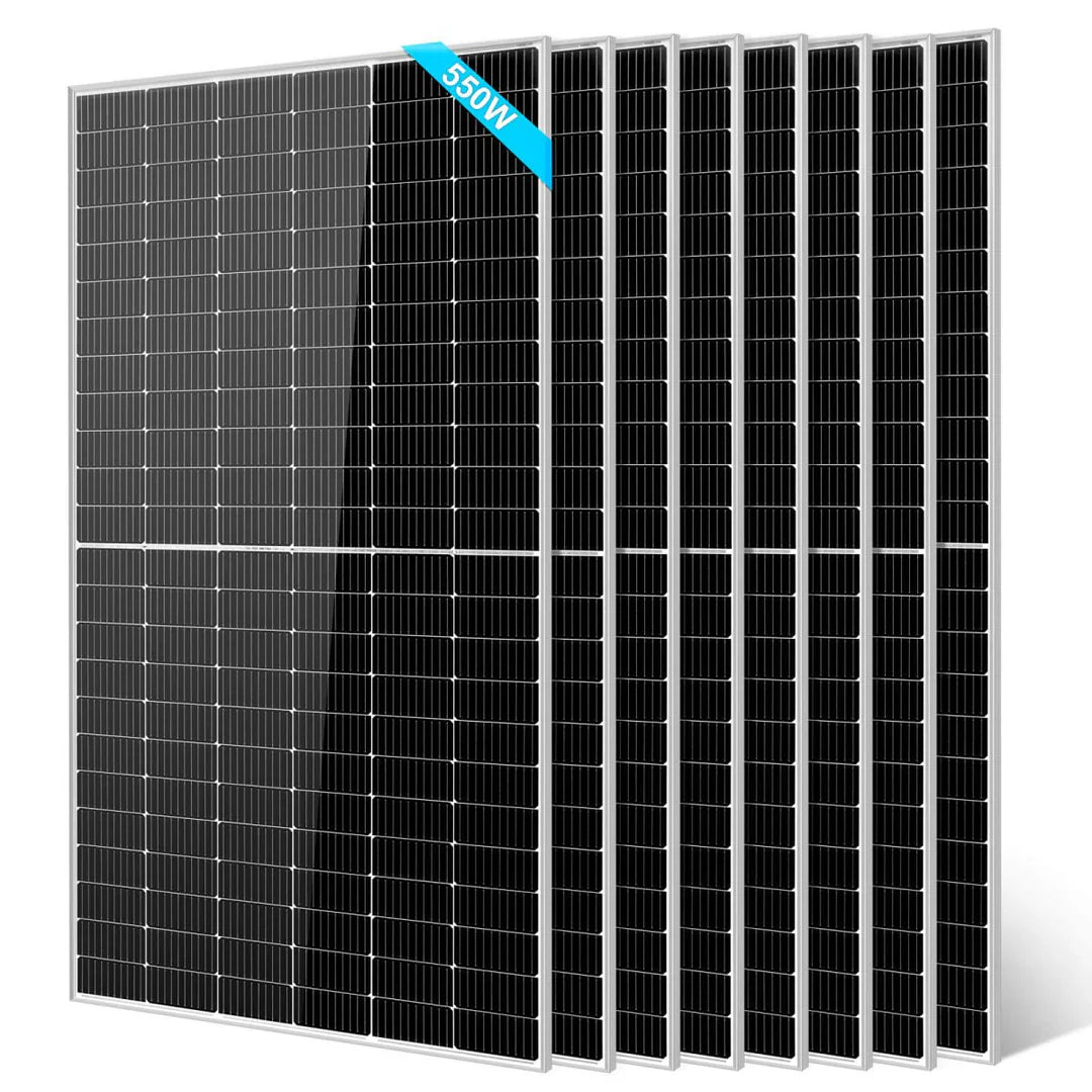 450W/550W Monocrystalline PERC Solar Panel – UL 61730, CEC Listed, IP68 Rated