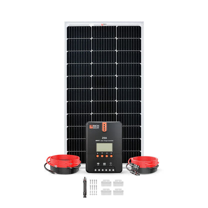 100 Watt Solar Kit – Off-Grid Charging with 20A MPPT Controller