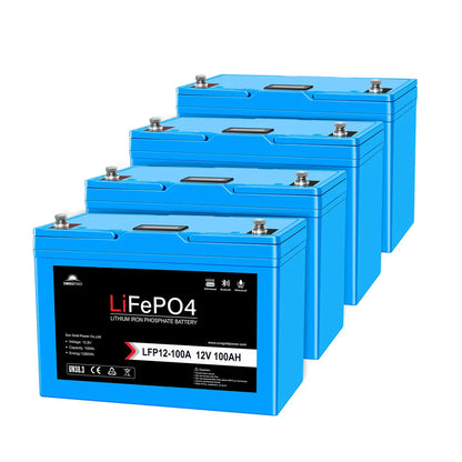 12V LiFePO4 Deep Cycle Battery – 100Ah / 200Ah  Bluetooth, Self-Heating, IP65  SungoldPower Lithium Battery for RV, Solar, Marine