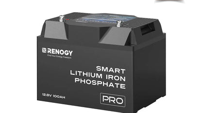 Renogy Pro Smart LiFePO4 Battery – 12V 100Ah / 200Ah with Bluetooth & Self-Heating