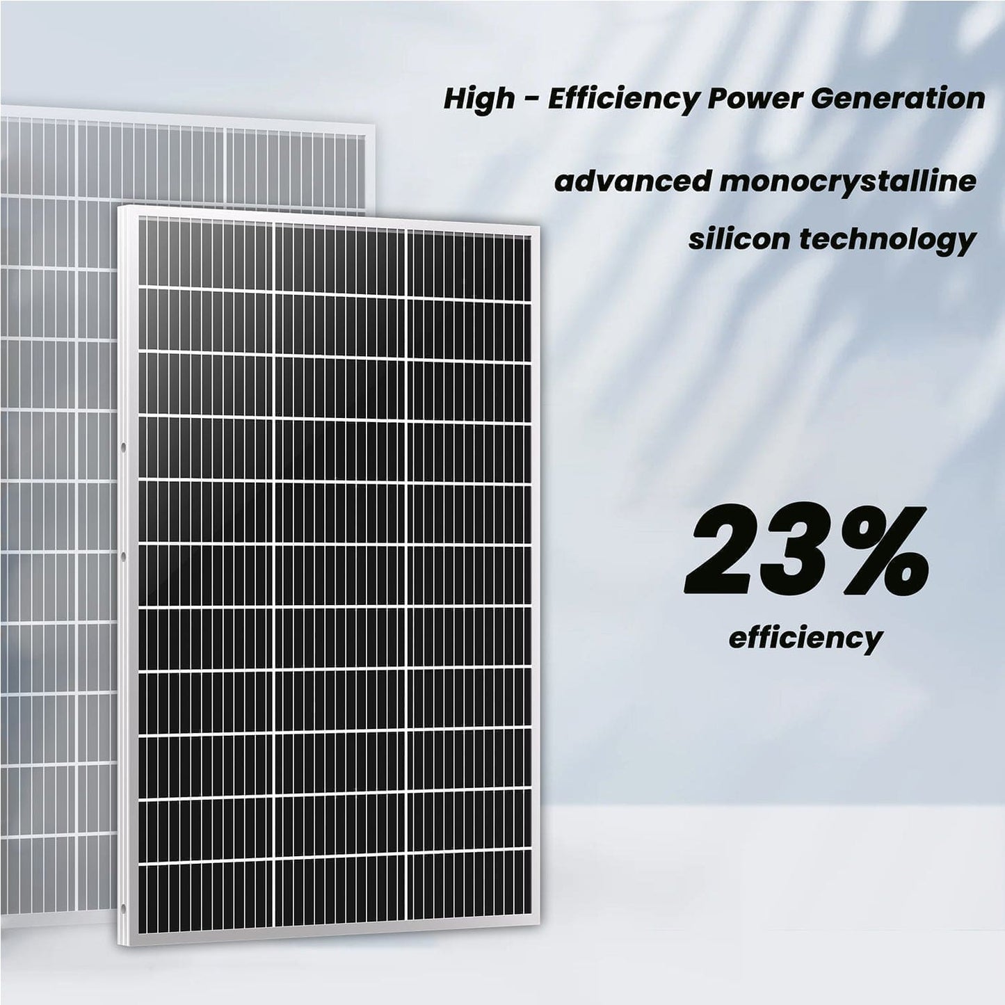 Nature’s Generator Power Panel – 3x 100W Solar Panel Kit with Cables & Frames