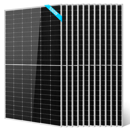 450W/550W Monocrystalline PERC Solar Panel – UL 61730, CEC Listed, IP68 Rated