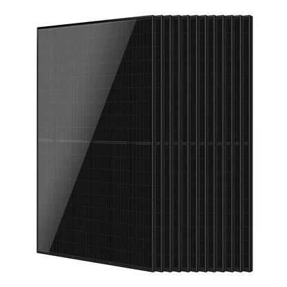 500W Mono Black PERC Solar Panel – UL 61730, CEC Listed, IP68 Rated
