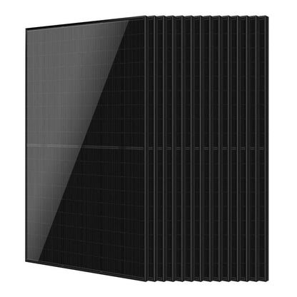 500W Mono Black PERC Solar Panel – UL 61730, CEC Listed, IP68 Rated