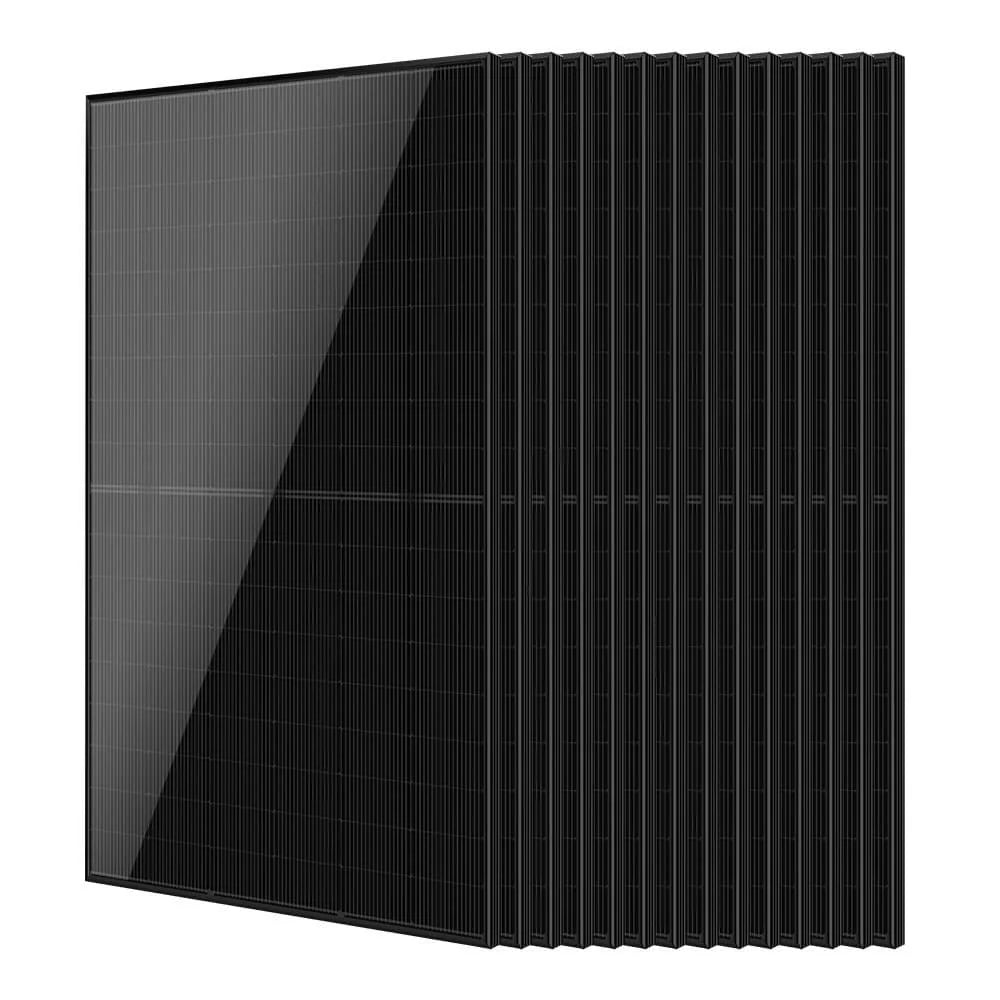 500W Mono Black PERC Solar Panel – UL 61730, CEC Listed, IP68 Rated