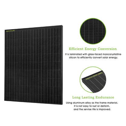 ROCKSOLAR 1000W 12V Off-Grid Solar System – Complete Power Kit with Battery, Panels & Inverter