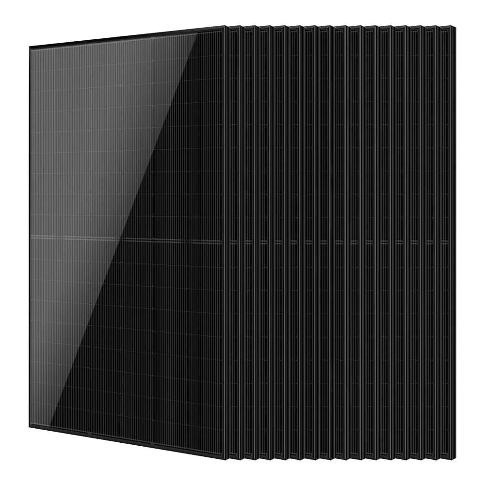500W Mono Black PERC Solar Panel – UL 61730, CEC Listed, IP68 Rated