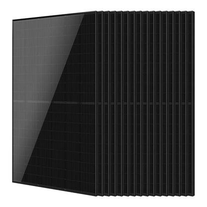 500W Mono Black PERC Solar Panel – UL 61730, CEC Listed, IP68 Rated