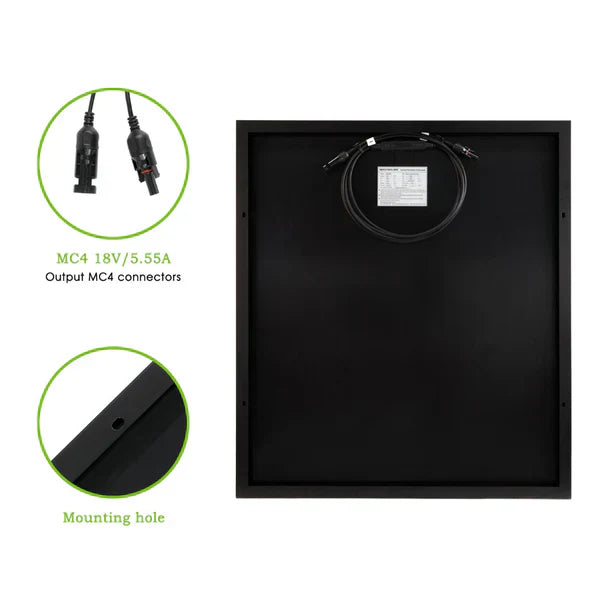 ROCKSOLAR 1000W 12V Off-Grid Solar System – Complete Power Kit with Battery, Panels & Inverter