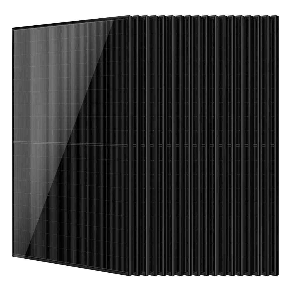 500W Mono Black PERC Solar Panel – UL 61730, CEC Listed, IP68 Rated