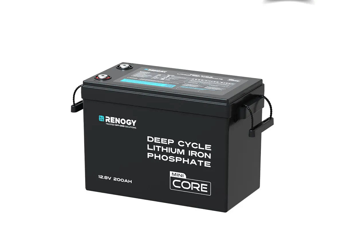 Renogy Core 200Ah LiFePO4 Battery – 12V Deep Cycle with Low-Temperature Protection & Bluetooth