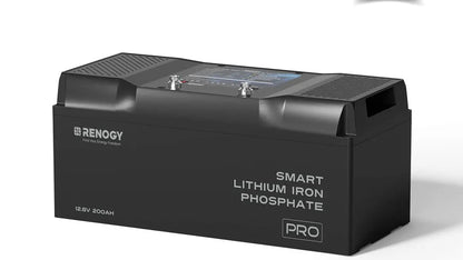 Renogy Pro Smart LiFePO4 Battery – 12V 100Ah / 200Ah with Bluetooth & Self-Heating