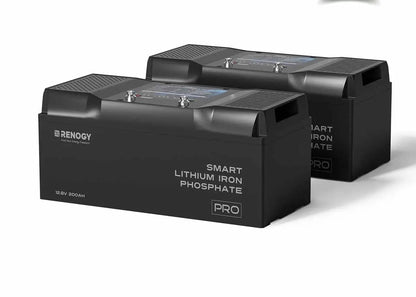 Renogy Pro Smart LiFePO4 Battery – 12V 100Ah / 200Ah with Bluetooth & Self-Heating