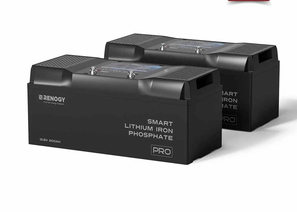 Renogy Pro Smart LiFePO4 Battery – 12V 100Ah / 200Ah with Bluetooth & Self-Heating
