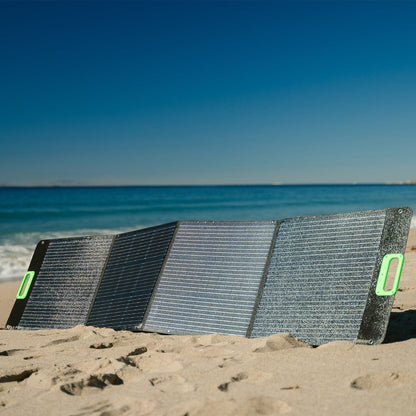 Nature’s Generator 200W Folding Solar Panel – Portable Monocrystalline Charger with Kickstand & MC4 Cable