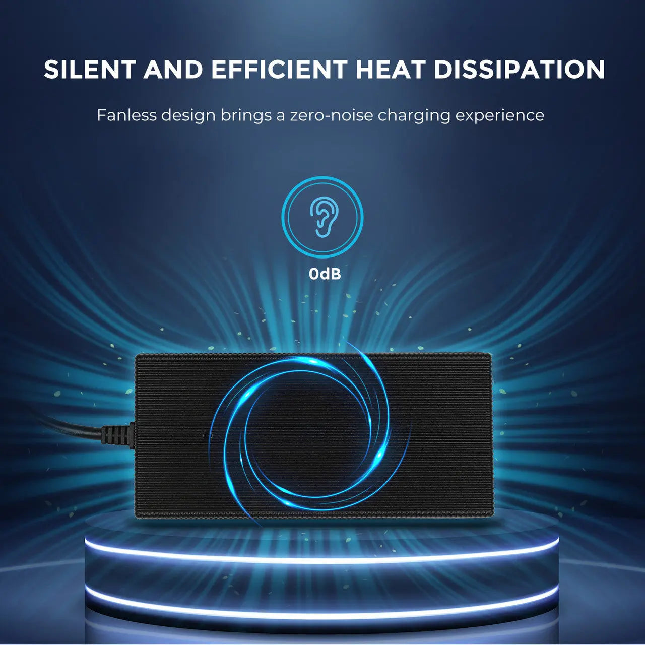 Renogy 12V 20A / 24V 10A AC-to-DC LFP Portable Battery Charger