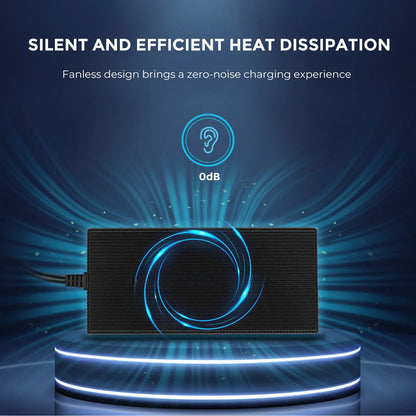 Renogy 12V 20A / 24V 10A AC-to-DC LFP Portable Battery Charger