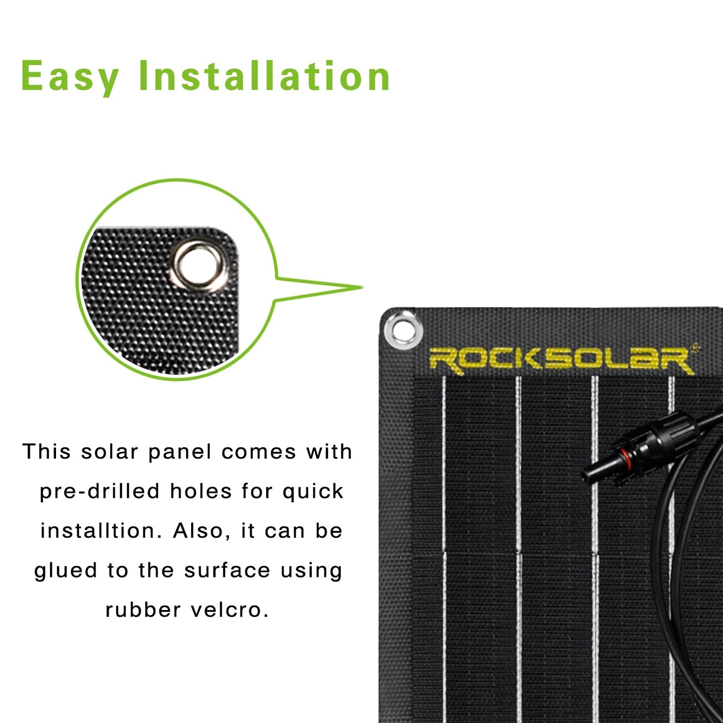ROCKSOLAR 1000W 12V RV Solar System – Flexible Panel Kit with Battery, Inverter & MPPT Controller