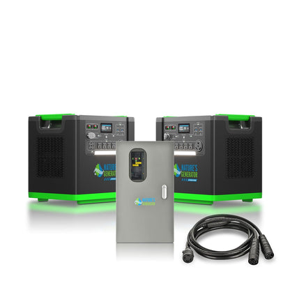 Nature’s Generator Lithium 6000 with Transfer Switch – Backup Power System
