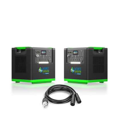 Nature’s Generator Lithium 6000 Series – 6000W to 12KW LiFePO4 Solar Backup Systems with App Control & 240V Output