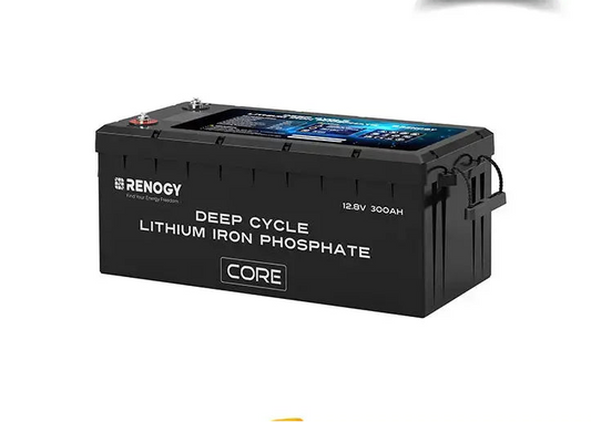Renogy Core 300Ah LiFePO4 Battery – 12V Deep Cycle with Low-Temperature Protection