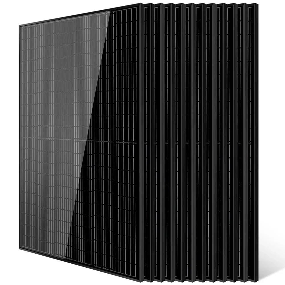 SungoldPower Mono Black PERC Solar Panel, UL 61730, 370W–500W