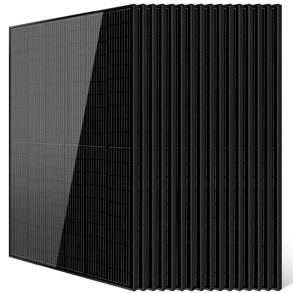 SungoldPower Mono Black PERC Solar Panel, UL 61730, 370W–500W