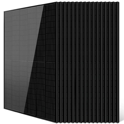 SungoldPower Mono Black PERC Solar Panel, UL 61730, 370W–500W