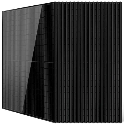 SungoldPower Mono Black PERC Solar Panel, UL 61730, 370W–500W