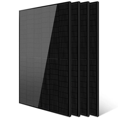 SungoldPower Mono Black PERC Solar Panel, UL 61730, 370W–500W